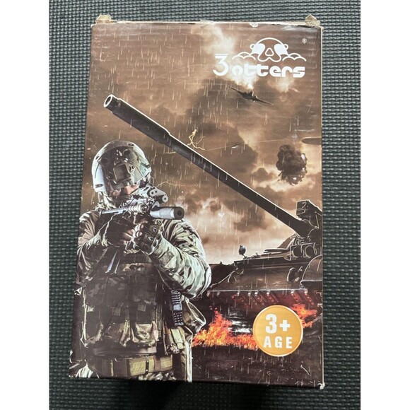 3 otters 120PCS Army Men Military Set, Army Men Toy Soldiers Military Figures - Picture 2 of 8